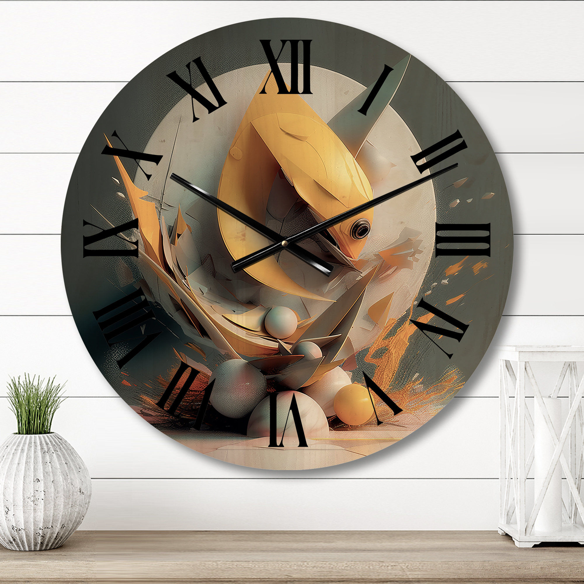 East Urban Home Visionary Divine Dance 3D Wave Sphere IV - Abstract ...