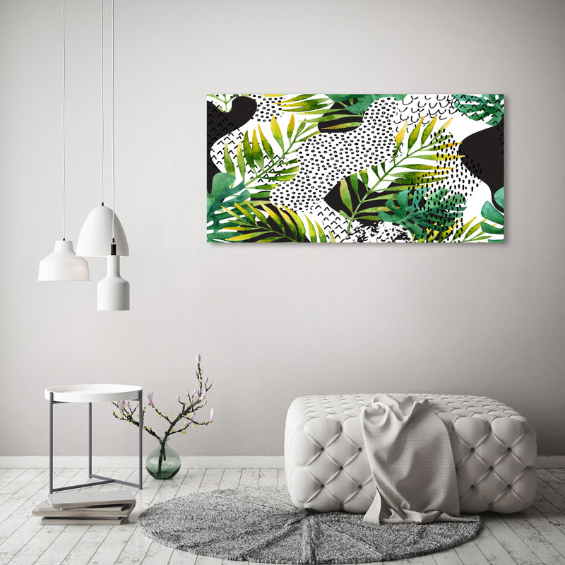 Tropical Leaves - Wrapped Canvas Print