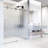 Elan 68-72" W x 74" H Sliding Frameless Shower Door with 3/8" Fluted Glass-98714708