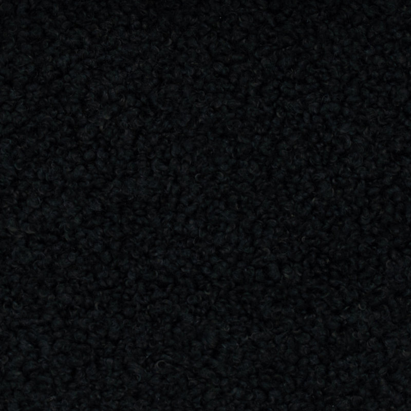 Tissu bouclé 57 po 57 po, Noir, noir, noir, noir