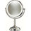 Grand miroir de maquillage professionnel de 8,5 po avec lumières plus brillantes, miroir grossissant True HD 1X / 10X avec 3 lumières à intensité variable, 90 lumières à DEL sans ombre, miroir de meuble-lavabo pivotant à 360 ° sans soudure, nickel perlé