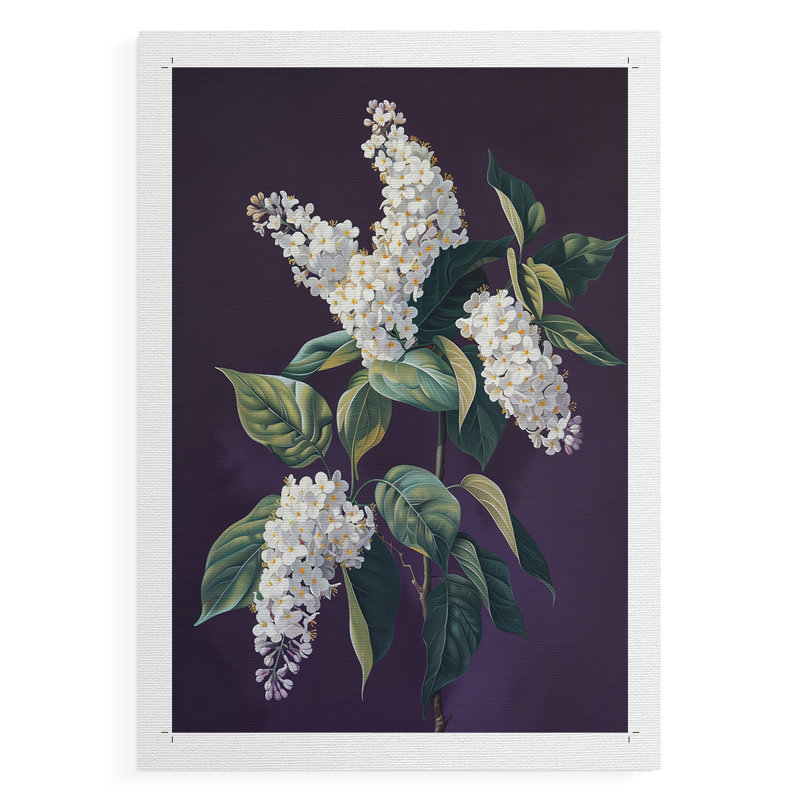Série FLORAL CCXLVI - Impression sur toile seulement - NON CADRE, H 48 po x l 32 po