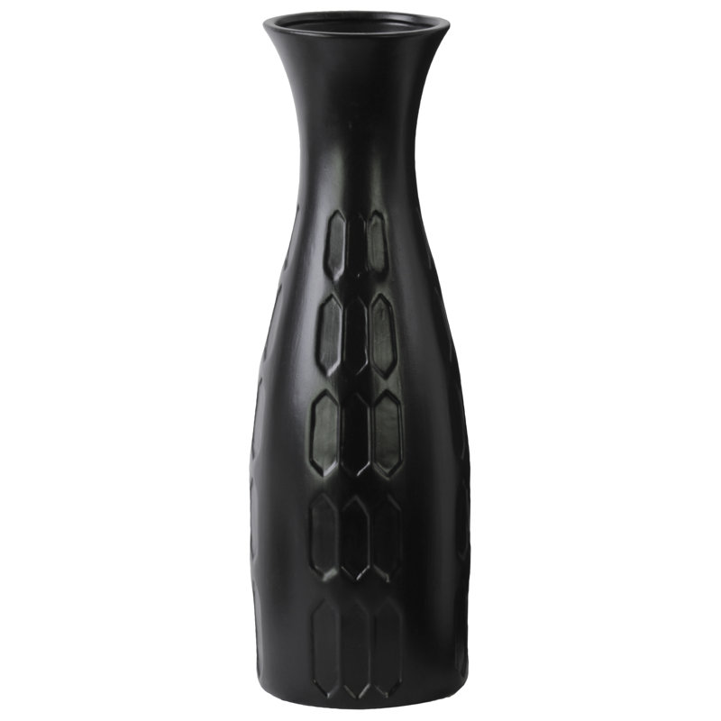 Table Vase 1, Matte Black