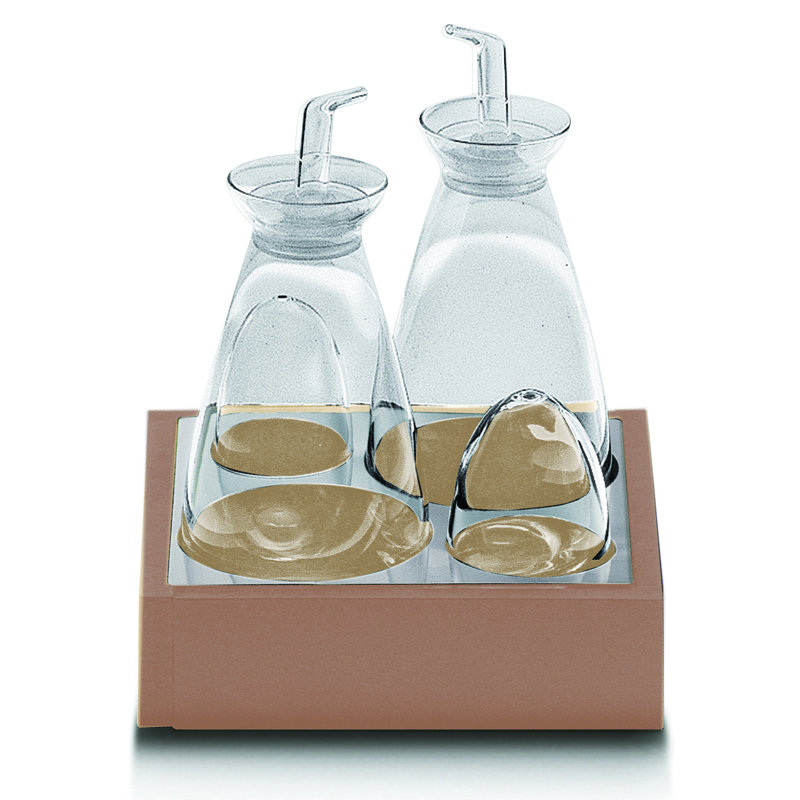 Tre Cruet Set, Walnut