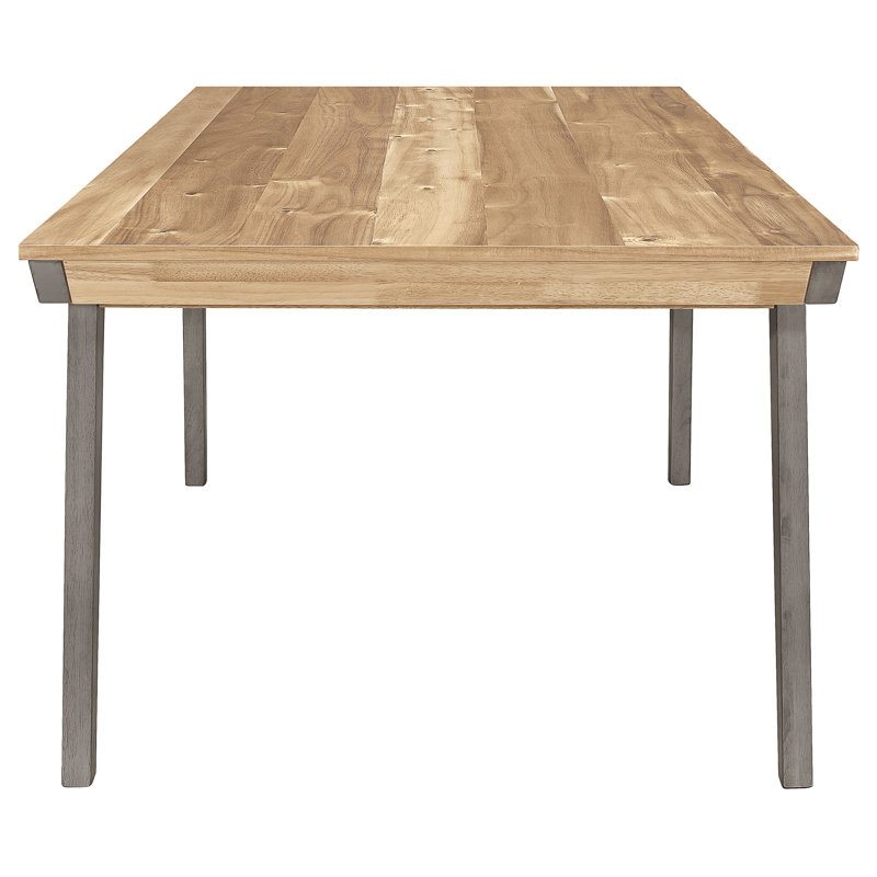 Nogales Rectangular 71-Inch Wood Dining Table Off White, Gray