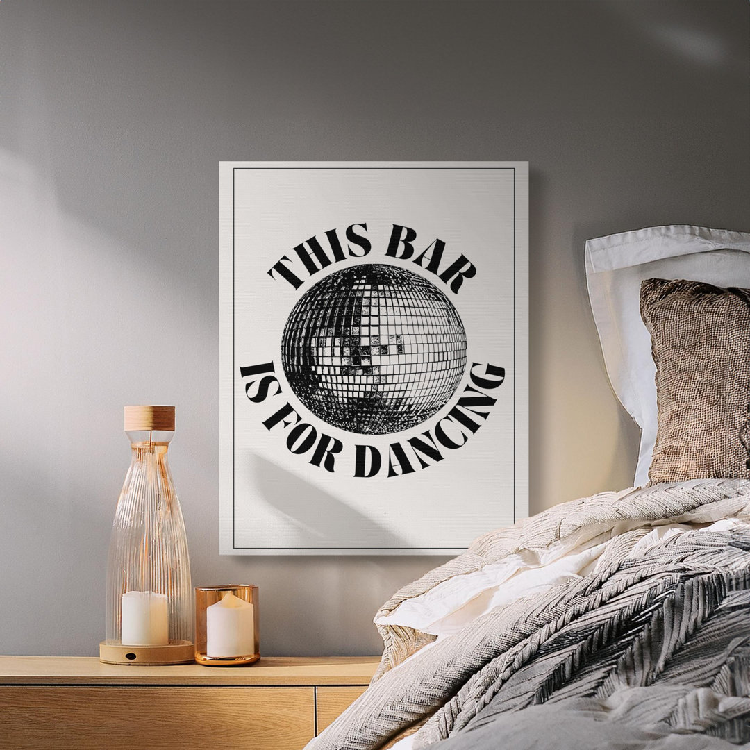This Bar Dancing Disco Wall Art