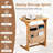 Bamboo Sofa Table End Table Bedside Table With Storage Bag