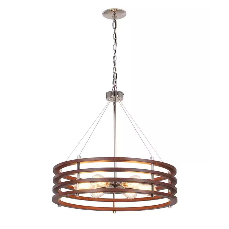 Luminaire suspendu 6 lumières Manelyk