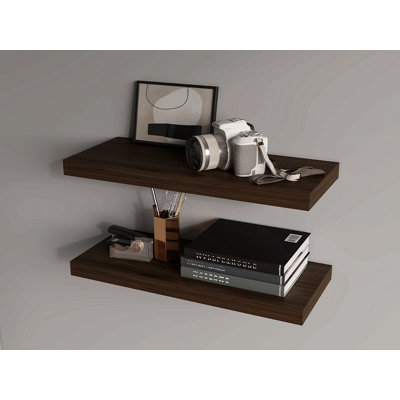 47" Wide Floating Shelves Set Of 2, Shelves For Wall Decor For Bedroom, Bathroom Storage Shelves, Book Shelves For Living Room