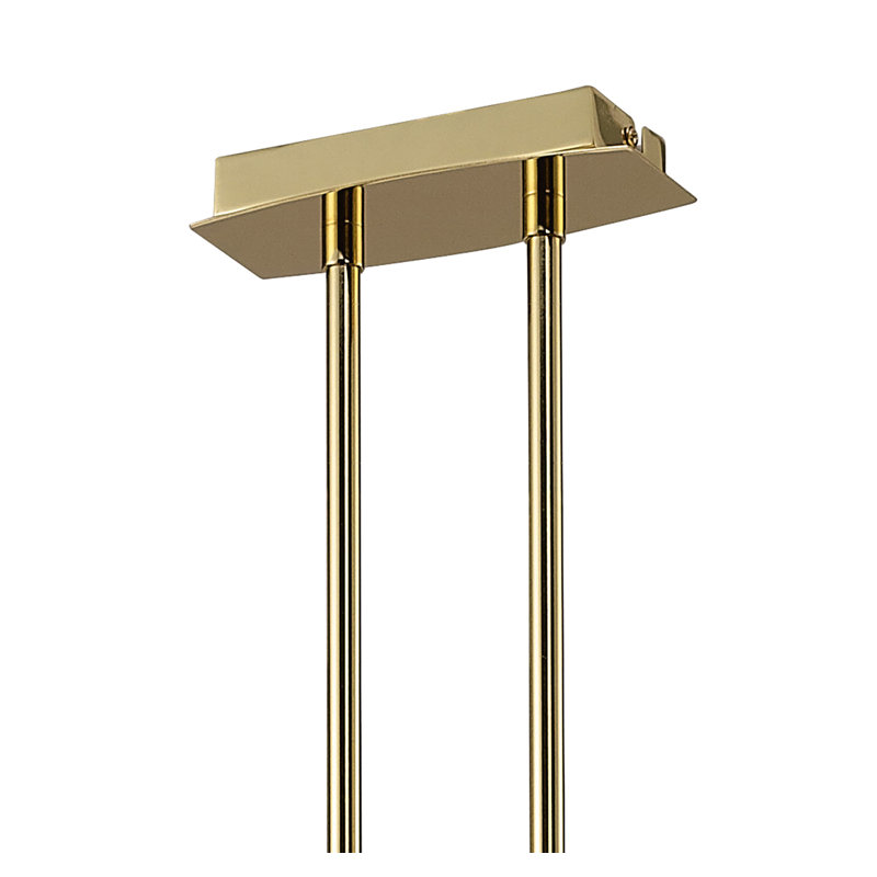 Tananger 8 - Light Kitchen Island Pendant, Polished Brass