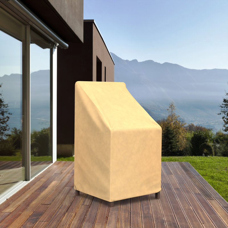 Housse pour chaises de patio Tanner, Polypropylène, Brun clair