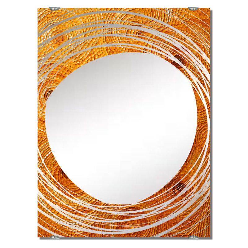 Miroir mural Posselli - Abstract Collages MIR131726, 32 po x 24 po
