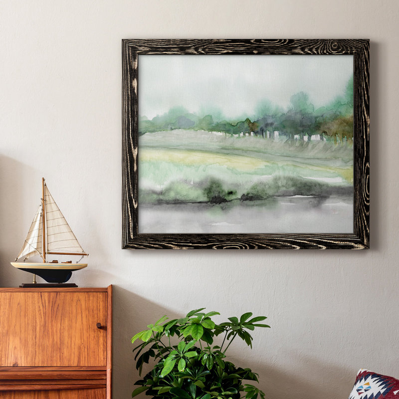 «Season Of Summer», peinture sur toile encadrée, H 24 po x l 18 po x P 1,5 po, Noir