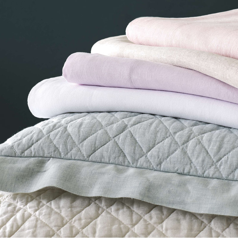 Lush Linen Puff Sham, Standard, Natural