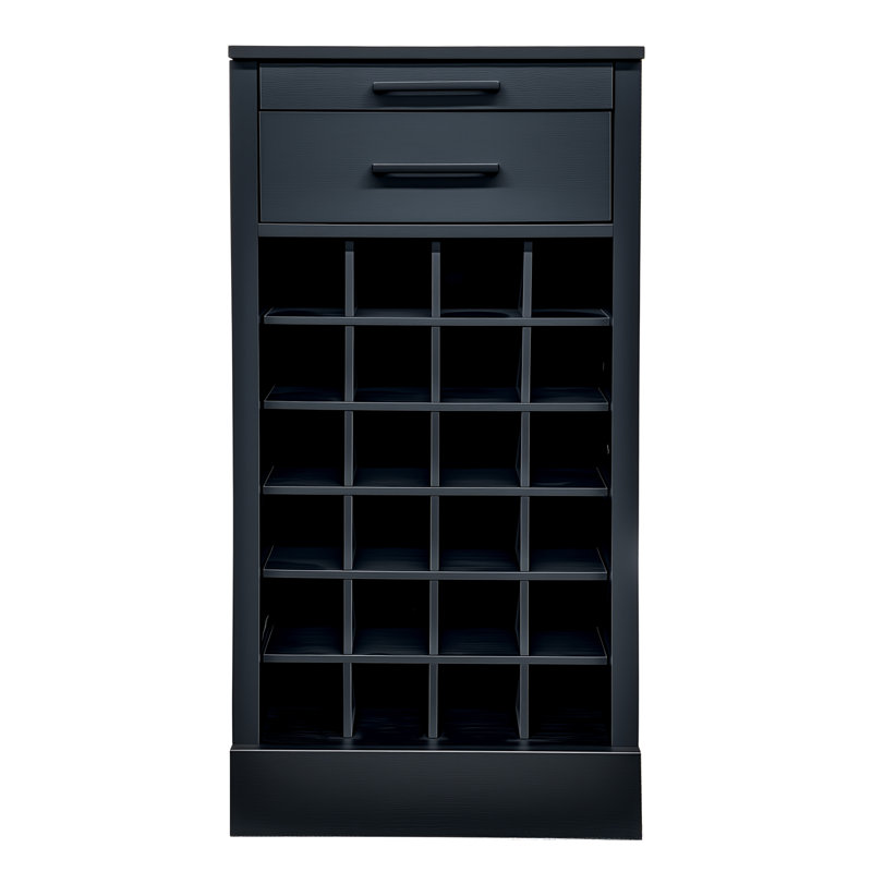 Black color modular 24 wine bar cabinet Buffet Cabinet