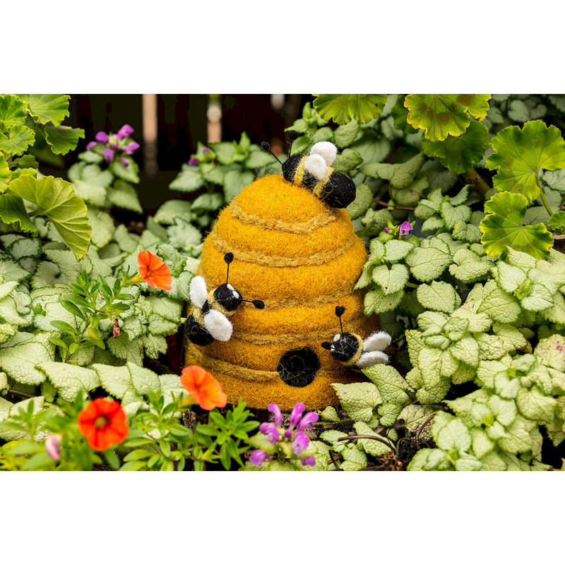 Décoration de ruche avec abeilles Madelina