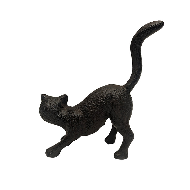 Cast Iron Cat Door Stop Stopper Outdoor Yard Art Patio Garden Statue Home Decor Cast Iron Cat Door Stop Stopper Outdoor Yard Art Patio Garden Statue Home Decor