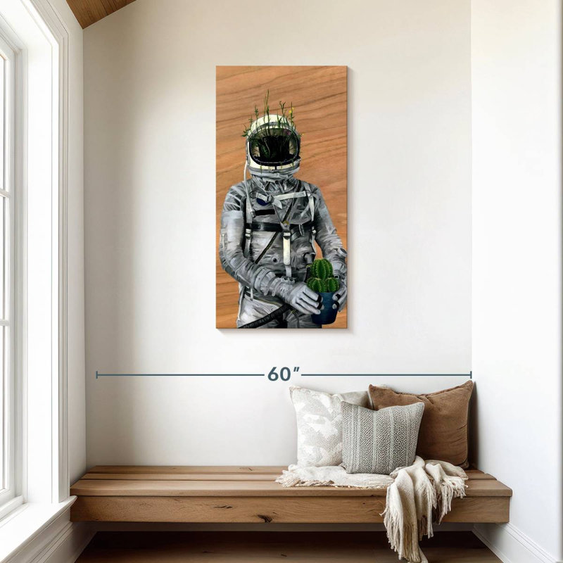 Spaceman Cacti, 42" H x 21" W
