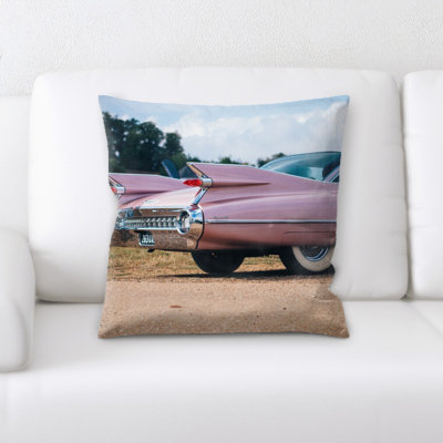 Microsuede Reversible Throw Pillow