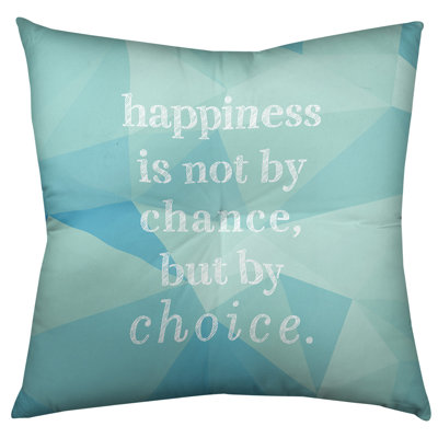 Happiness Throw Pillow