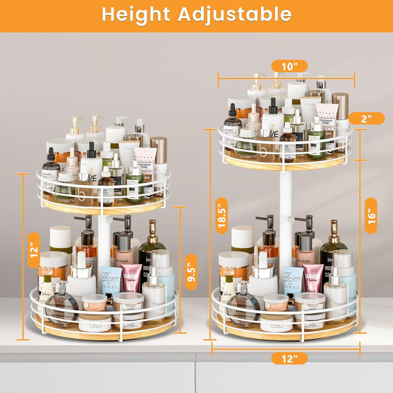 Rotating Spice Rack Storage Container