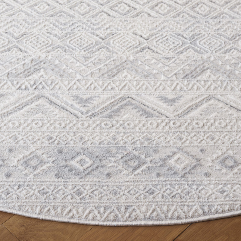 Jucel Performance Southwestern Rug, Round 6'7"
