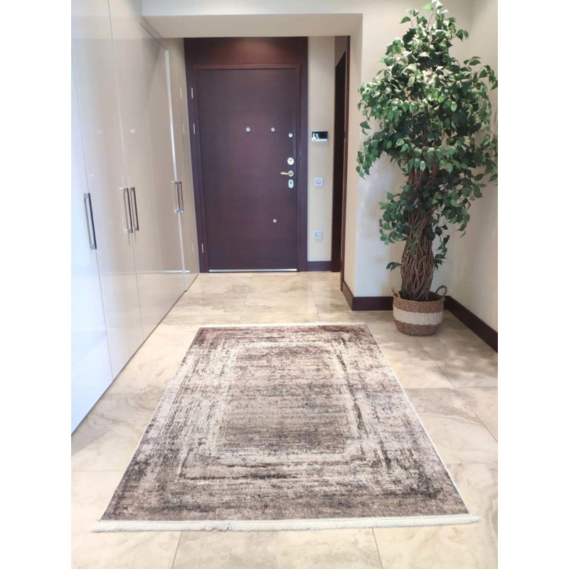 Tapis mathaï avec envers antidérapant, Tapis de couloir 3 pi 3 po x 7 pi 3 po
