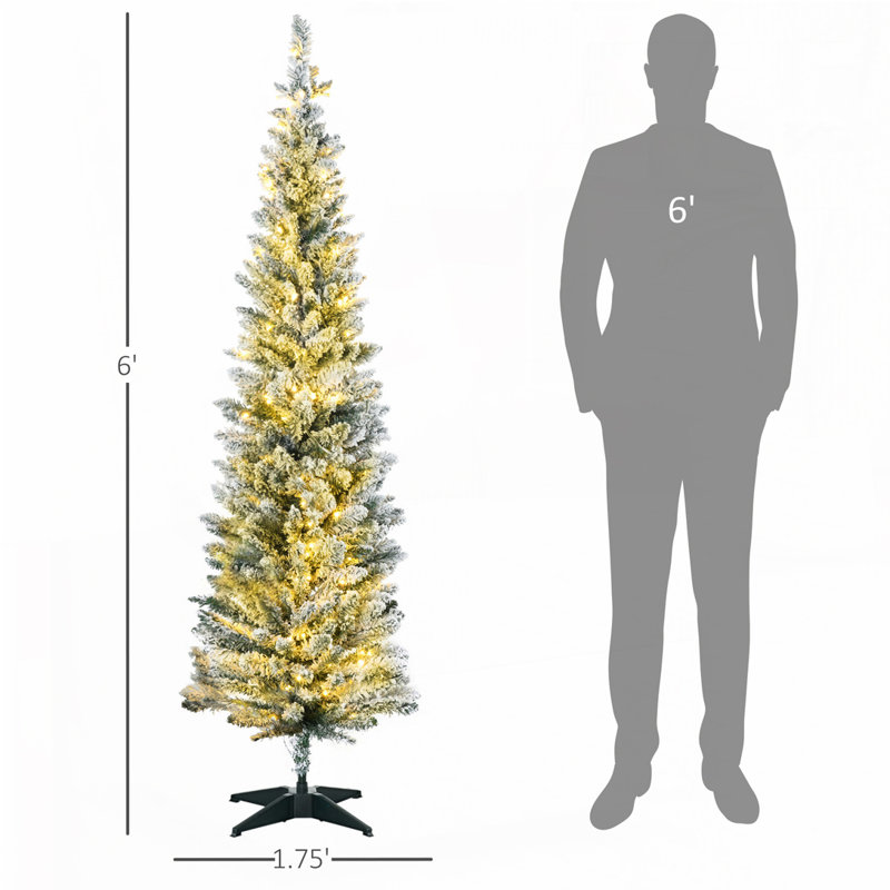 Arbre de Noël artificiel illuminé 6 pi de haut