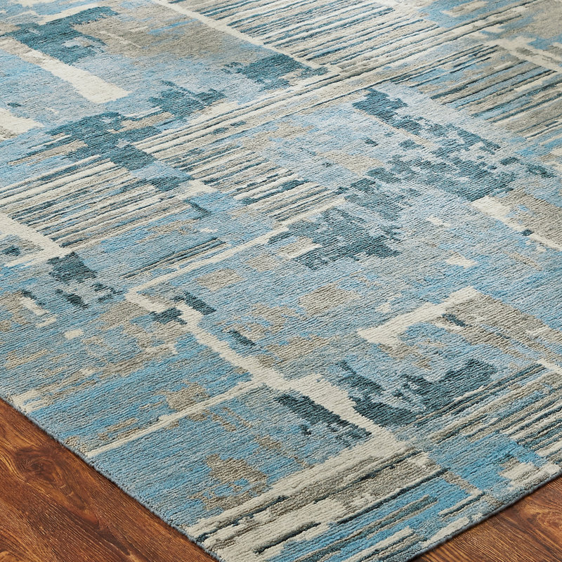 Mesa Mirage Hand Knotted Wool Area Rug, Rectangle 10' x 14'