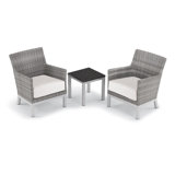 Argento And Travira Outdoor 3 - Piece Conversation Set