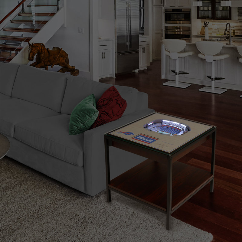 Husik NFL 25-Layer StadiumViews Lighted End Table, Buffalo Bills
