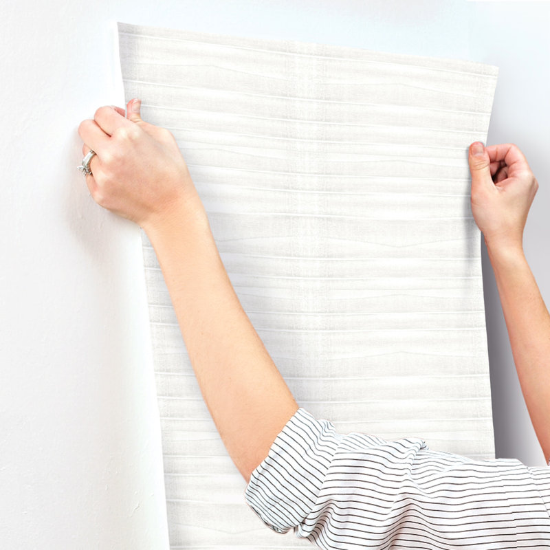 Abstract Wallpaper Double Roll, Talc