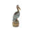 Cole And Grey Resin Textured Pelican Sculpture With Brown Block And Shiny Accents