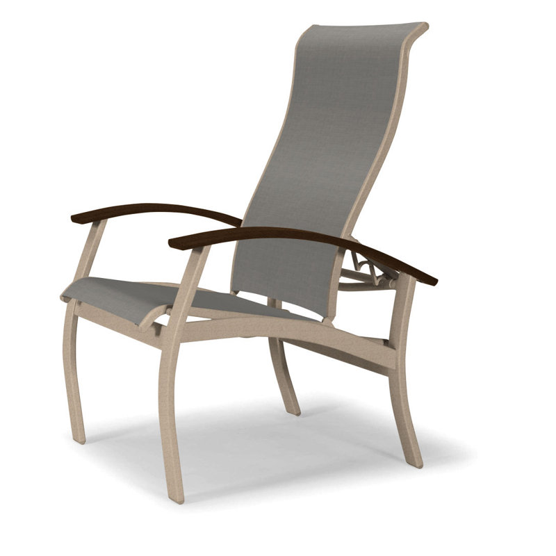 Chaise de patio Askar, Alliage Sunbrella®, Kona, Désert texturé