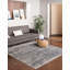 Tapis oriental bleu et gris Lanett-86630592