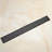 Linear Grid Shower Drain With Leveling Feet In Matte Black