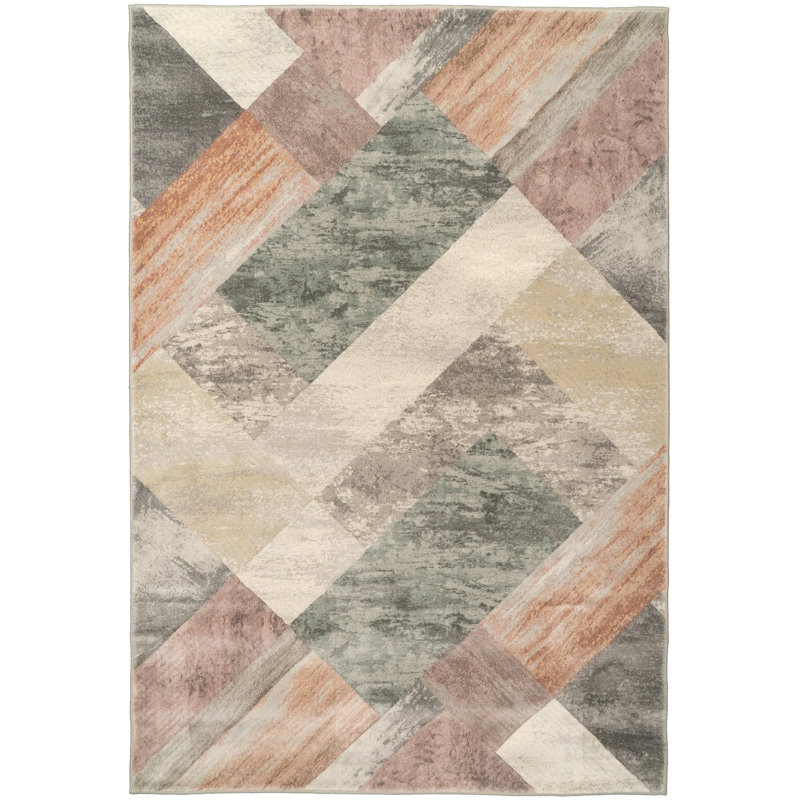 Mejia Abstract Indoor Rug, Rectangle 2' x 3'11"