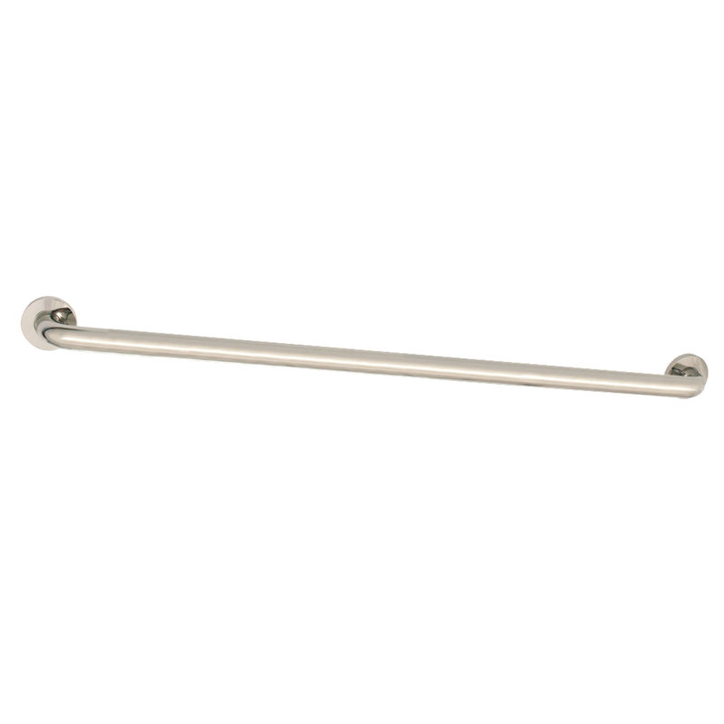 Barre d'appui de 1-1 / 4 po Kingston Brass Meridian, H 2,81 po x L 38,81 po, Nickel poli