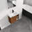 Wall-Mounted Bathroom Vanity with Ceramic Sink
