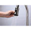 Robinet de cuisine avec bec rétractable, buse haute rotative à 360 °, trois modes de sortie d'eau, contrôle de la température et du débit du levier unique, acier inoxydable nickel brossé, traitement contre la rouille, éclaboussures aérées, 5,99 lb