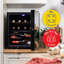 Russell Hobbs® RH15WC201MR, 12 Bottle Wine Cooler in Mirror Black