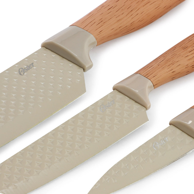Ensemble de couverts et planche à découper en acier inoxydable 4 pièces Oster Gunderson