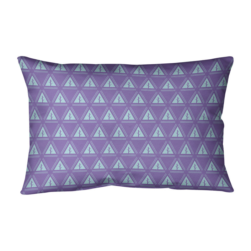 Coussin Theo Nath, Mauve / bleu sarcelle, Pas de bourre