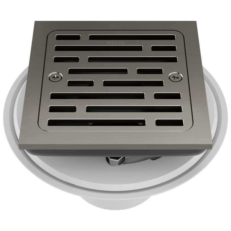 Drain de douche à carreler, Noir métallique