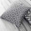Édredon 7 pièces pour grand lit - Gris avec motif traditionnel au lit Motifs élégants-120945351-120945348