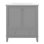 Ensemble de meuble-lavabo 30 po avec lavabo, armoire de salle de bain multifonctionnelle avec portes et tiroir, cadre solide et panneau de fibres à densité moyenne (gris)