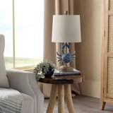 20.25" Resin Table Lamp With Shade
