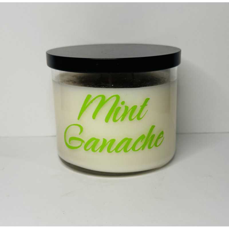 Bougie ganache à la menthe