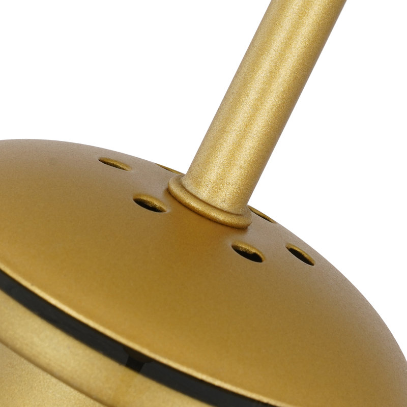 Dayquon 1 - Light Gold Cylinder Pendant