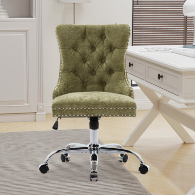 Chaise de bureau en chenille